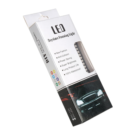 105mm DC12-24V / 1.6W Motorcycle LED Dynamic Blinker Side Lights Flowing Water Brake Lamp Turn Signal Light, Cable Length: 1m, 105mm