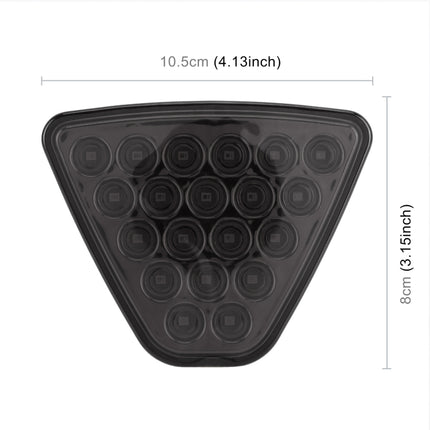 DC12V 1W Car Triangle Highlight Brake Lights Reversing Light with 20LEDs SMD-3528, Triangle (Black), Triangle (Red), Triangle (Transparent)