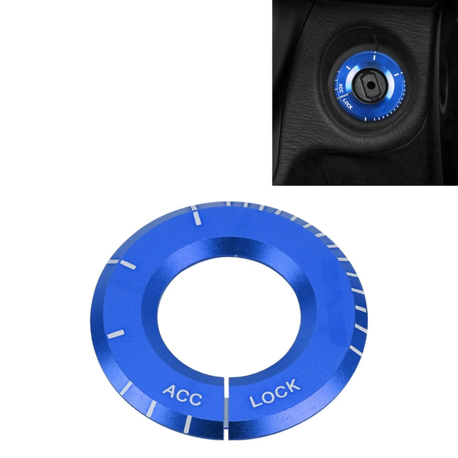 For Mercedes-Benz Metal Ignition Key Ring, Diameter: 4.8cm, For Mercedes-Benz (Red), For Mercedes-Benz (Silver), For Mercedes-Benz (Blue)
