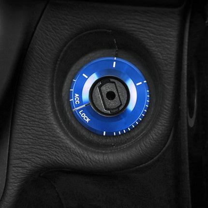 For Mercedes-Benz Metal Ignition Key Ring, Diameter: 4.8cm, For Mercedes-Benz (Red), For Mercedes-Benz (Silver), For Mercedes-Benz (Blue)