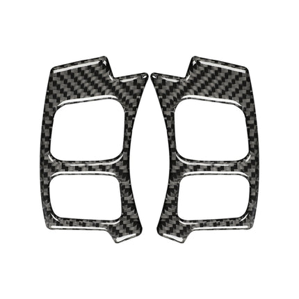 Car Carbon Fiber Steering Wheel Button Decorative Sticker for Lexus IS250 NX200 200t 300h 13-, Left Drive, Steering Wheel Button A Style, Left Drive
