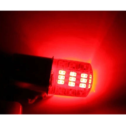 2 PCS 1157 DC12V / 1.1W Motorcycle / Car LED Double Color Flashing Light Turn Signal / Brake Lamp with 42LEDs SMD-3014 Lamp Beads, 1157 DC12V
