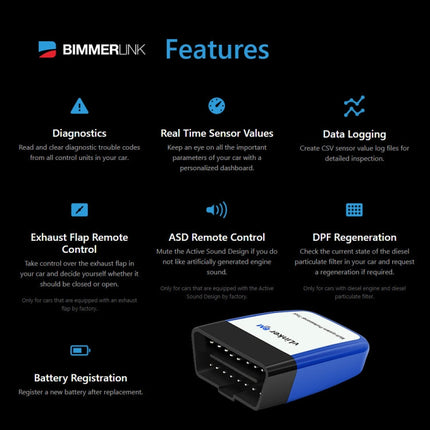 Vgate VLINKER BM V2.2 Bluetooth 3.0 Android Phone Car OBD Fault Diagnosis Detector