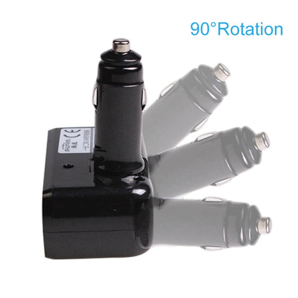 SHUNWEI SD-1918 80W 3.1A Car 2 in 1 Dual USB Charger, SD-1918