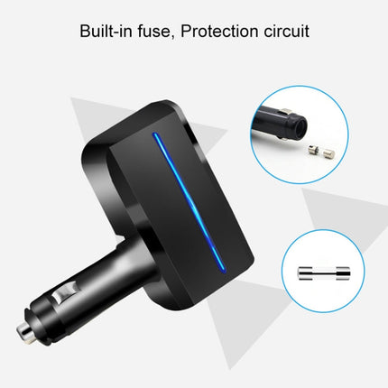 SHUNWEI SD-1918 80W 3.1A Car 2 in 1 Dual USB Charger, SD-1918