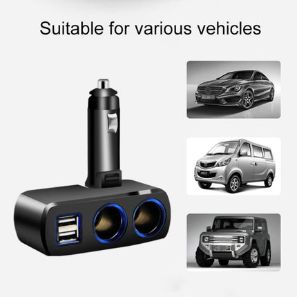 SHUNWEI SD-1918 80W 3.1A Car 2 in 1 Dual USB Charger, SD-1918