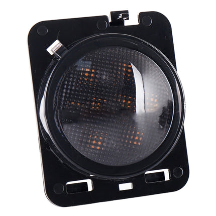 2 PCS 8W DC 12V Car SUV Refit LED Wheel Eyebrow Turn Signal for Jeep Wrangler JK 07-17, Specification: Butt Assembly with Aperture, Specification: Butt Assembly with Aperture