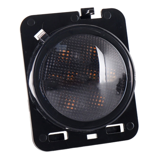2 PCS 8W DC 12V Car SUV Refit LED Wheel Eyebrow Turn Signal for Jeep Wrangler JK 07-17, Specification: Butt Assembly with Aperture, Specification: Butt Assembly with Aperture