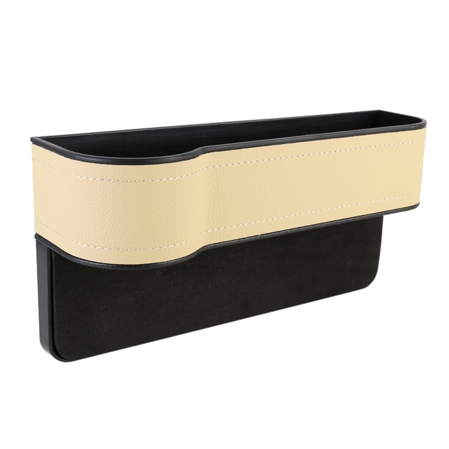 2 PCS Car Multi-functional Principal And Deputy Driver Seat Console Leather Box, Seat Console Leather Box (Beige), Seat Console Leather Box (Red), Seat Console Leather Box (Brown), Seat Console Leather Box (Black)