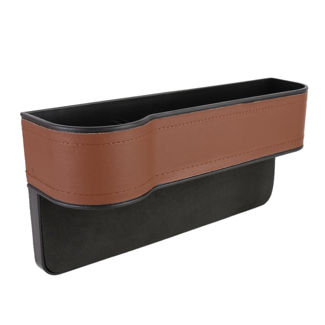 2 PCS Car Multi-functional Principal And Deputy Driver Seat Console Leather Box, Seat Console Leather Box (Beige), Seat Console Leather Box (Red), Seat Console Leather Box (Brown), Seat Console Leather Box (Black)