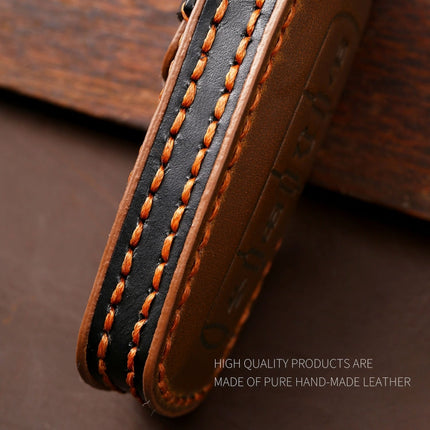 Hallmo Car Cowhide Leather Key Protective Cover Key Case for Haval H6, For Haval H6