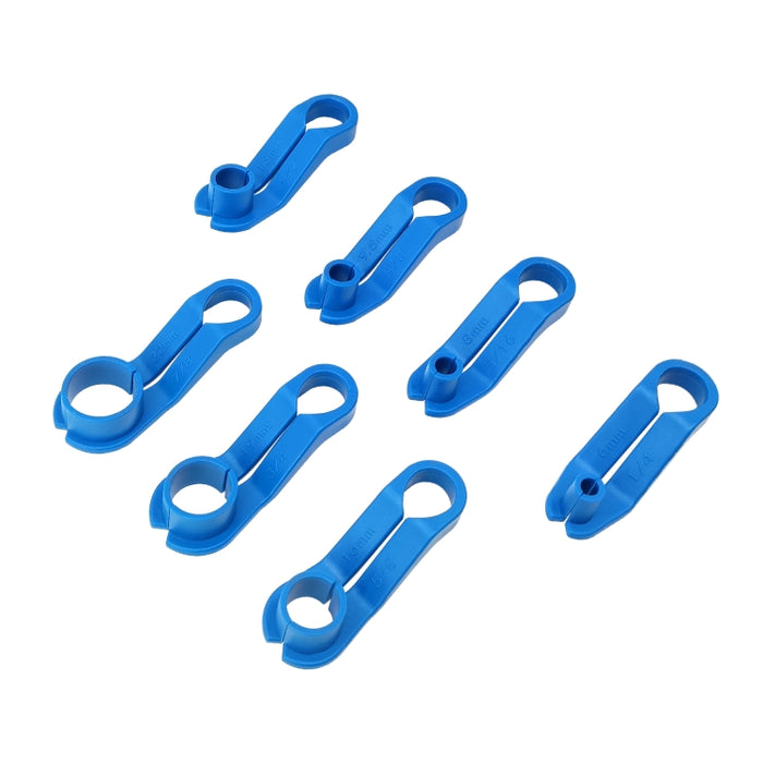 ZK-078 7 in 1 Car Fuel Line Angled Disconnect Tool Set, 7 in 1
