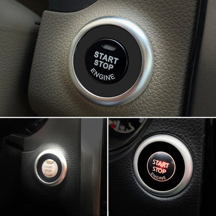 Car Engine Start Key Push Button Ring Trim Sticker Decoration for Nissa Teana / X-TRAIL / Qashqai / Murano / Maxima 2013-2018, For Nissa Teana (Black), For Nissa Teana (Blue), For Nissa Teana (Red), For Nissa Teana (Silver)