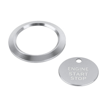 Car Engine Start Key Push Button Ring Trim Sticker Decoration for Ford F150, For Ford F150 (Silver), For Ford F150 (Black), For Ford F150 (Gold), For Ford F150 (Blue), For Ford F150 (Red)