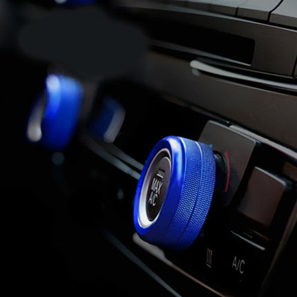 3 PCS Car Metal Air Conditioner Knob Case for BMW X1 / X2 / GT, For BMW X1 / X2 / GT (Blue), For BMW X1 / X2 / GT (Red), For BMW X1 / X2 / GT (Silver)