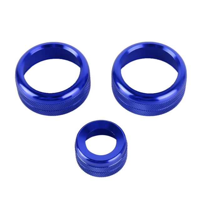 3 PCS Car Metal Air Conditioner Knob Case for BMW X1 / X2 / GT, For BMW X1 / X2 / GT (Blue), For BMW X1 / X2 / GT (Red), For BMW X1 / X2 / GT (Silver)