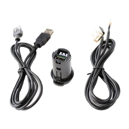Car RD45 USB / AUX Audio Adapter Cable for Citroen C2/C5 / Peugeot 207/307/408/508/4007, For Citroen C2/C5 / Peugeot 207/307/408/508/4007