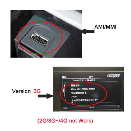 Car AMI USB-C / Type-C Charging Cable for Audi A4 A6 Q5 Q7 A5 / Volkswagen Touareg Golf CC, Ffor Audi A4