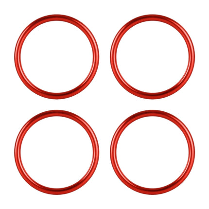 4 PCS / Set Air Conditioning Vent Metal Decorative Ring for Audi A1, For Audi A1