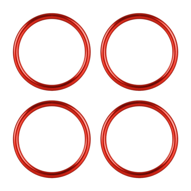 4 PCS / Set Air Conditioning Vent Metal Decorative Ring for Audi A1, For Audi A1