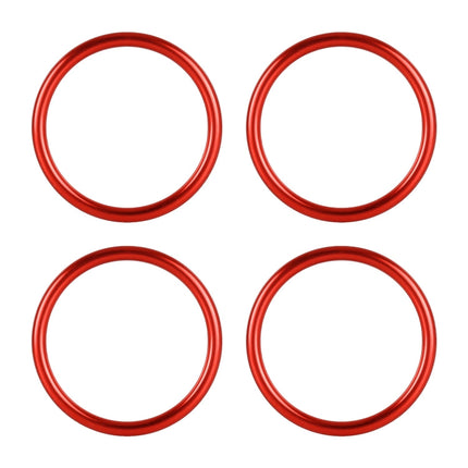 4 PCS / Set Air Conditioning Vent Metal Decorative Ring for Audi A1, For Audi A1