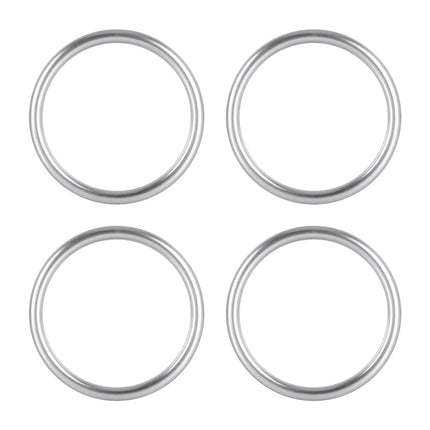 4 PCS / Set Air Conditioning Vent Metal Decorative Ring for Audi A1, For Audi A1