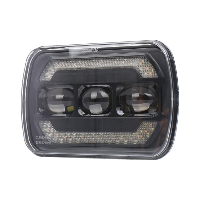 2073S 1 Pair 7 inch Car Square Headlight Work Light, 2073S