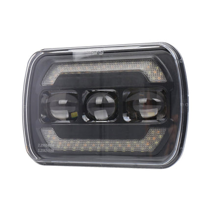 2073S 1 Pair 7 inch Car Square Headlight Work Light, 2073S