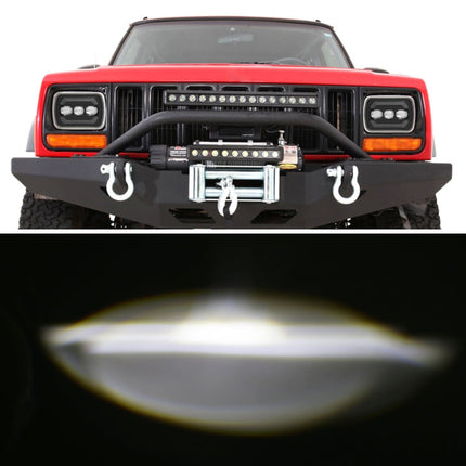 2073S 1 Pair 7 inch Car Square Headlight Work Light, 2073S