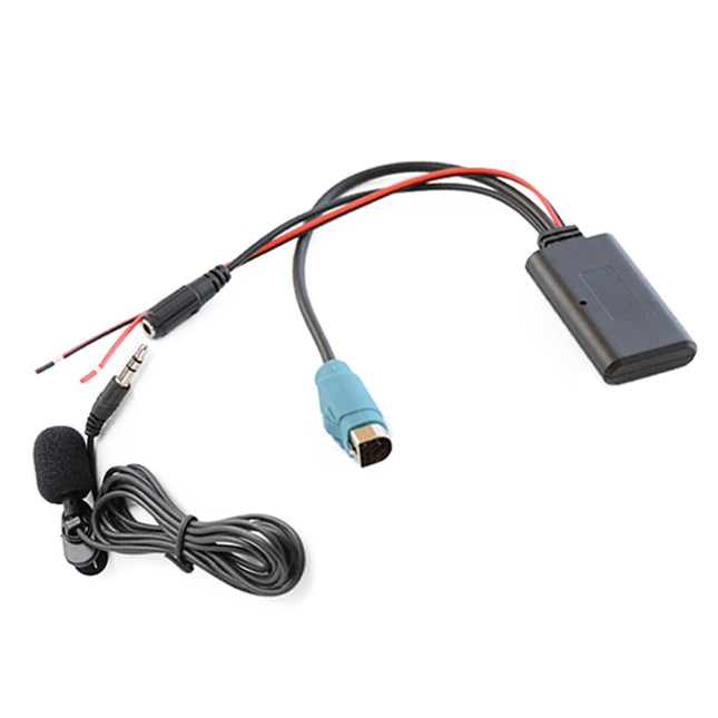Car AUX Bluetooth Wireless Music Audio Cable + MIC Phone  for Alpine KCE-236B 9870/9872, For Alpine KCE-236B 9870/9872