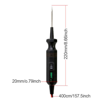 DUOYI DY18 Car Circuit Tester Probe Diagnostic Tool 12V 24V Current Voltmeter, DY18