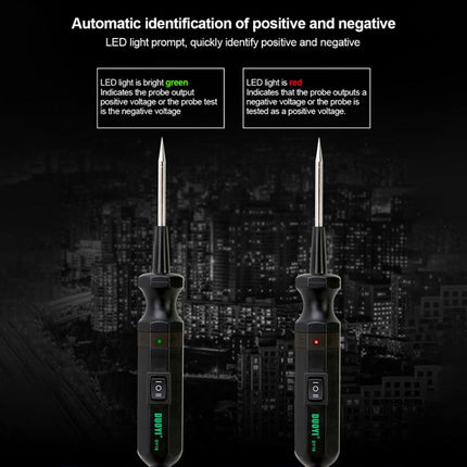 DUOYI DY18 Car Circuit Tester Probe Diagnostic Tool 12V 24V Current Voltmeter, DY18