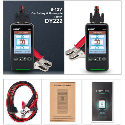 DUOYI DY222 Car 12V / 24V Battery Tester, DY222
