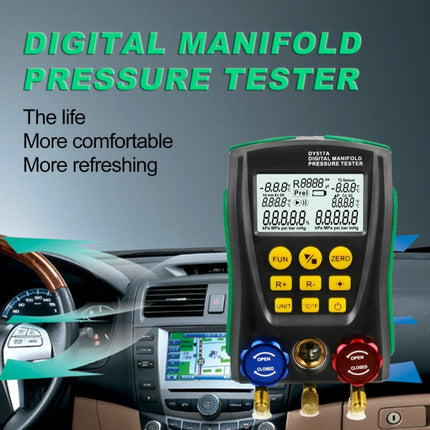 DUOYI DY517A Car Air Conditioning Diagnostic Instrument Temperature Monitor Fluoride Meter, DY517A