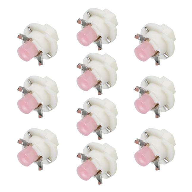 10 PCS B8.4 0.2W DC12V Wedge Instrument Panel COB LED Light Dashboard Gauge Cluster Indicator Lamp Bulb, B8.4 (Pink Light), B8.4 (Green Light), B8.4 (Red Light), B8.4 (White Light), B8.4 (Yellow Light)