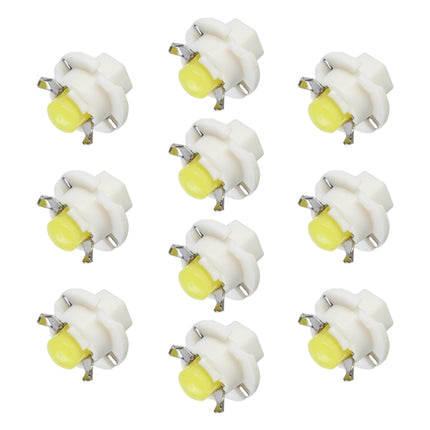 10 PCS B8.4 0.2W DC12V Wedge Instrument Panel COB LED Light Dashboard Gauge Cluster Indicator Lamp Bulb, B8.4 (Yellow Light), B8.4 (Ice Blue Light), B8.4 (Blue Light), B8.4 (Pink Light), B8.4 (Green Light), B8.4 (Red Light), B8.4 (White Light)