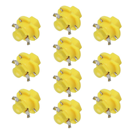 10 PCS B8.4 0.2W DC12V Wedge Instrument Panel COB LED Light Dashboard Gauge Cluster Indicator Lamp Bulb, B8.4 (Yellow Light), B8.4 (Ice Blue Light), B8.4 (Blue Light), B8.4 (Pink Light), B8.4 (Green Light), B8.4 (Red Light), B8.4 (White Light)