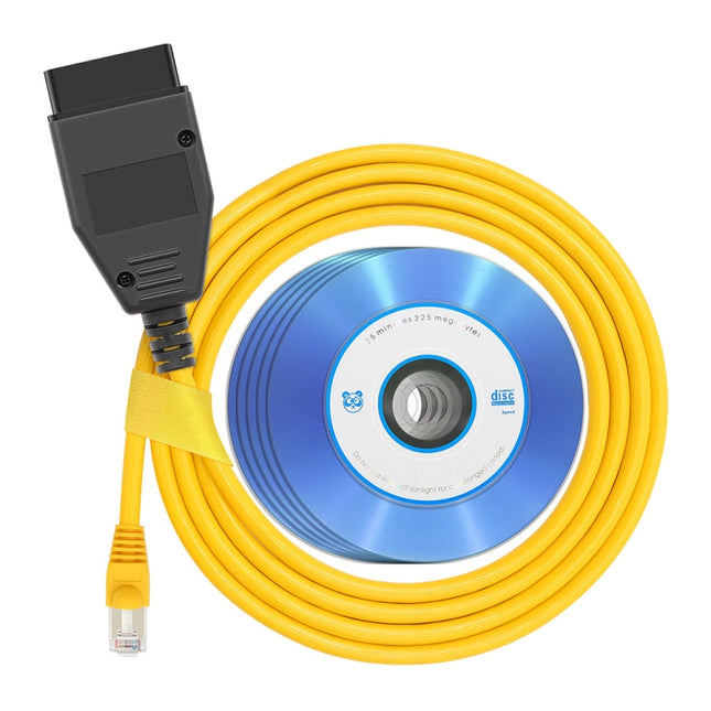 ESYS ENET for ICOM BMW F-Series with A Full Set of CD V50.3 Car Brush Hidden Cable, Car Brush Hidden Cable