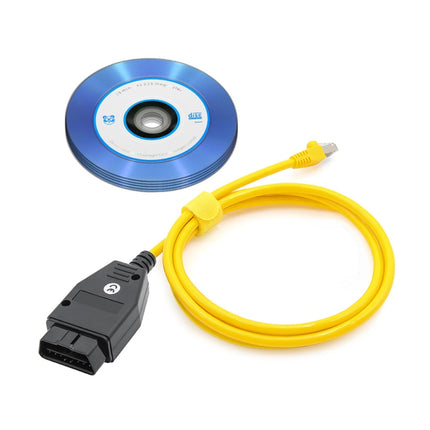 ESYS ENET for ICOM BMW F-Series with A Full Set of CD V50.3 Car Brush Hidden Cable, Car Brush Hidden Cable