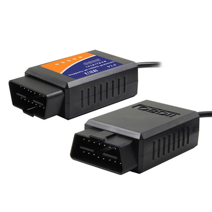 OBD ELM327 V1.5 USB Car Fault Diagnostic Scanner with CH340T Chip, ELM327 V1.5 with CH340T Chip