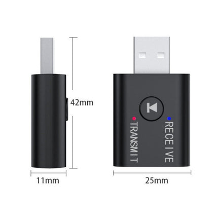 M188 Car Bluetooth Transmitter Receiver with Microphone Support Hands-free Call, M188