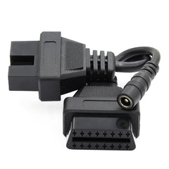 12Pin to 16Pin Car OBD2 Conversion Cable OBDII Diagnostic Adapter Cable for Mitsubishi, 12Pin to 16Pin for Mitsubishi