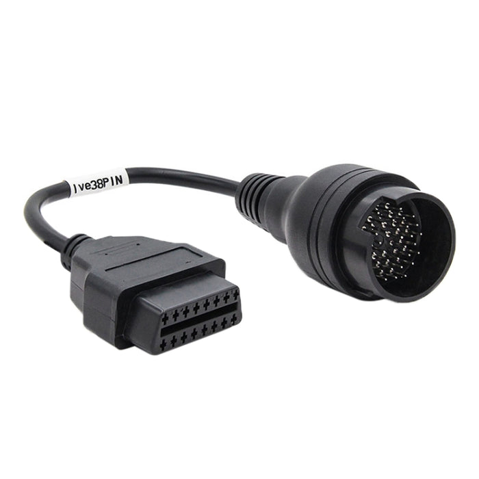 38Pin to 16Pin Truck OBD2 Conversion Cable OBDII Diagnostic Adapter Cable for Iveco, 38Pin to 16Pin for Iveco