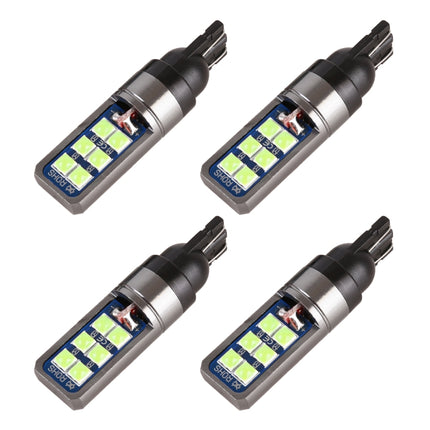 4 PCS T10 DC12V / 4W Car Clearance Light 12LEDs SMD-3030 Lamp Beads, 12LEDs SMD-3030 (White Light), 12LEDs SMD-3030 (Yellow Light), 12LEDs SMD-3030 (Ice Blue Light), 12LEDs SMD-3030 (Blue Light), 12LEDs SMD-3030 (Pink Light), 12LEDs SMD-3030 (Green Lig...