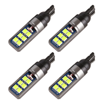 4 PCS T10 DC12V / 4W Car Clearance Light 12LEDs SMD-3030 Lamp Beads, 12LEDs SMD-3030 (White Light), 12LEDs SMD-3030 (Yellow Light), 12LEDs SMD-3030 (Ice Blue Light), 12LEDs SMD-3030 (Blue Light), 12LEDs SMD-3030 (Pink Light), 12LEDs SMD-3030 (Green Lig...
