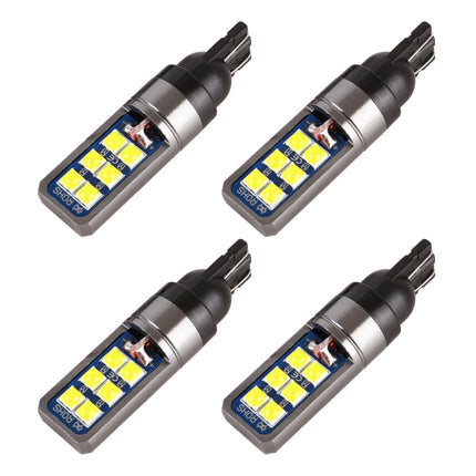 4 PCS T10 DC12V / 4W Car Clearance Light 12LEDs SMD-3030 Lamp Beads, 12LEDs SMD-3030 (White Light), 12LEDs SMD-3030 (Yellow Light), 12LEDs SMD-3030 (Ice Blue Light), 12LEDs SMD-3030 (Blue Light), 12LEDs SMD-3030 (Pink Light), 12LEDs SMD-3030 (Green Lig...