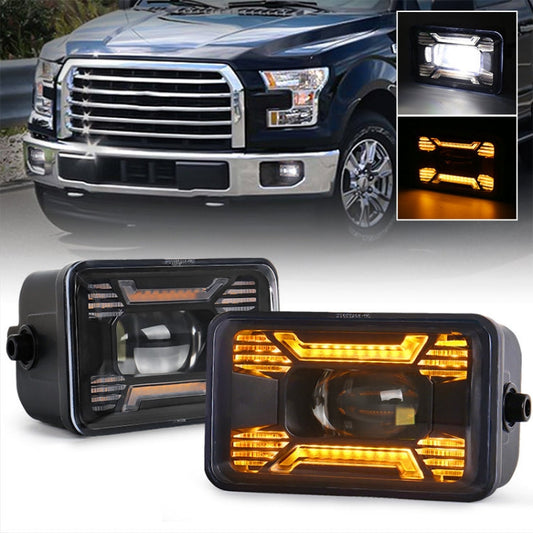 1 Pair Car Special Modified Front Fog Lamp for US Version Ford F150 2015-2016, For Ford F150 2015-2016