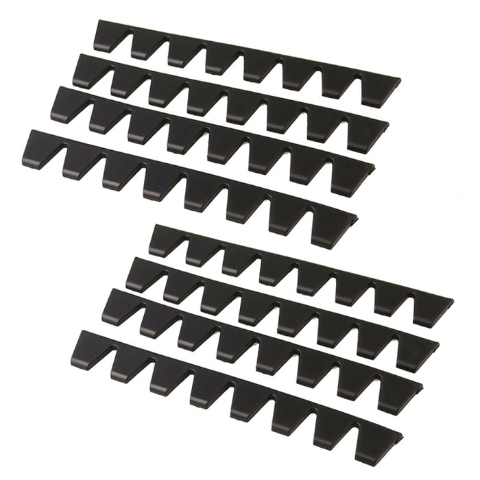 Car Modified Bumper Guard Kit Black, Black