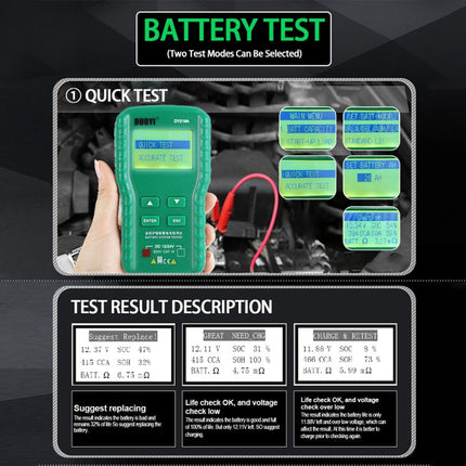 DUOYI DY219A Car 12V / 24V Digital Battery Analyzer Fault Diagnostic Device, DY219A