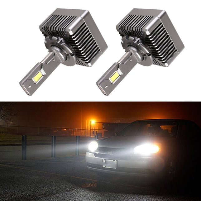 1 Pair D Series D1S Car HID Ballast to LED Headlight DC12V / 35W / 6000K / 5000LM, D1S